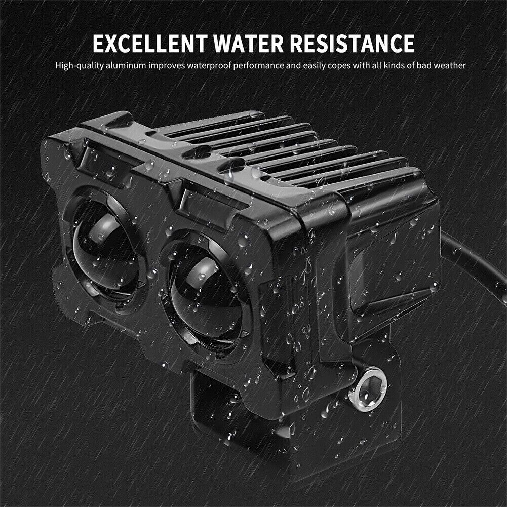 4000lm Waterproof Car Headlights Motorcycle LED Driving Spotlights Lights