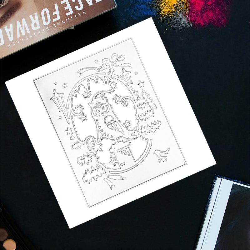 Owl Star Metal Cutting Dies DIY Stamps Crafts Template Mold Stencils