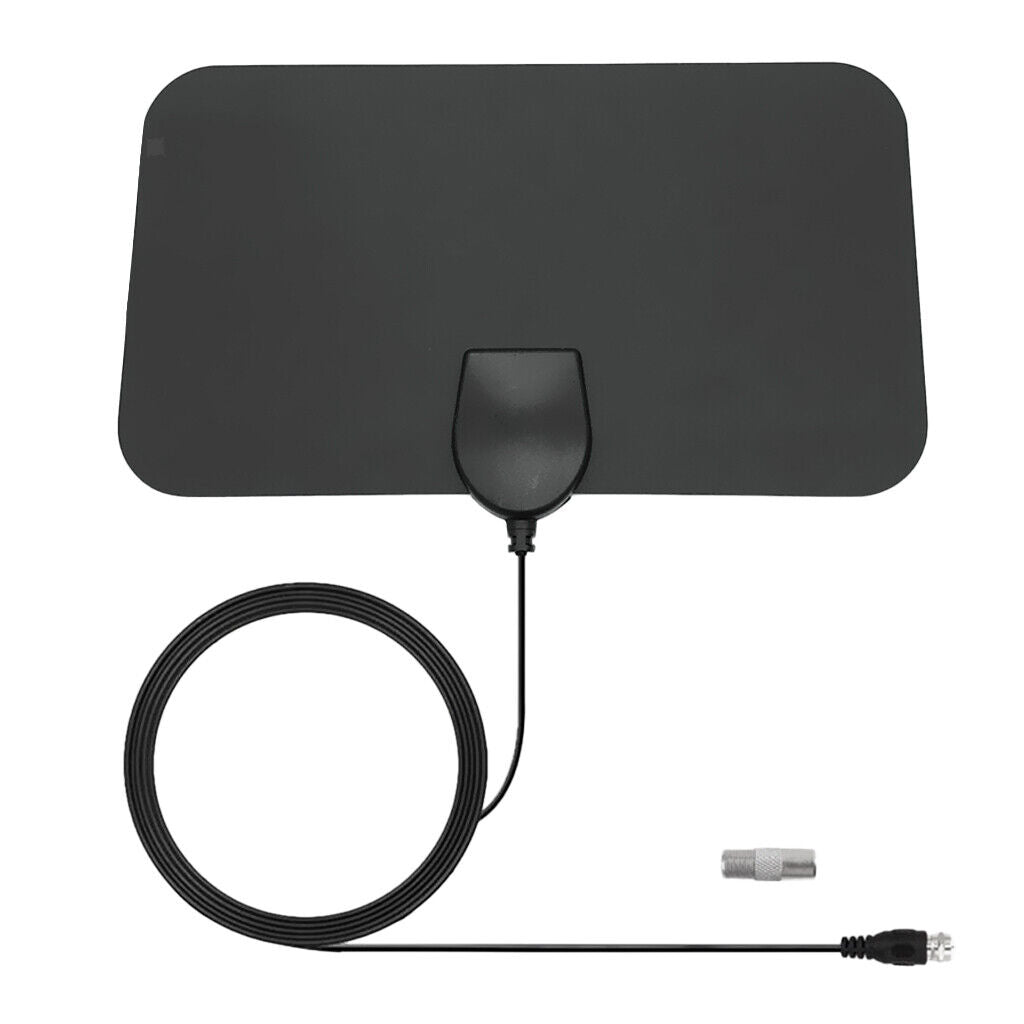 Digital Antenna HDTV Ultra Thin 80 Miles Range Indoor 1080P 10DBI F Male