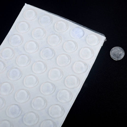 100 Self-Adhesive Rubber Feet Clear Bumper Door Furniture Pad Floor Protector DH