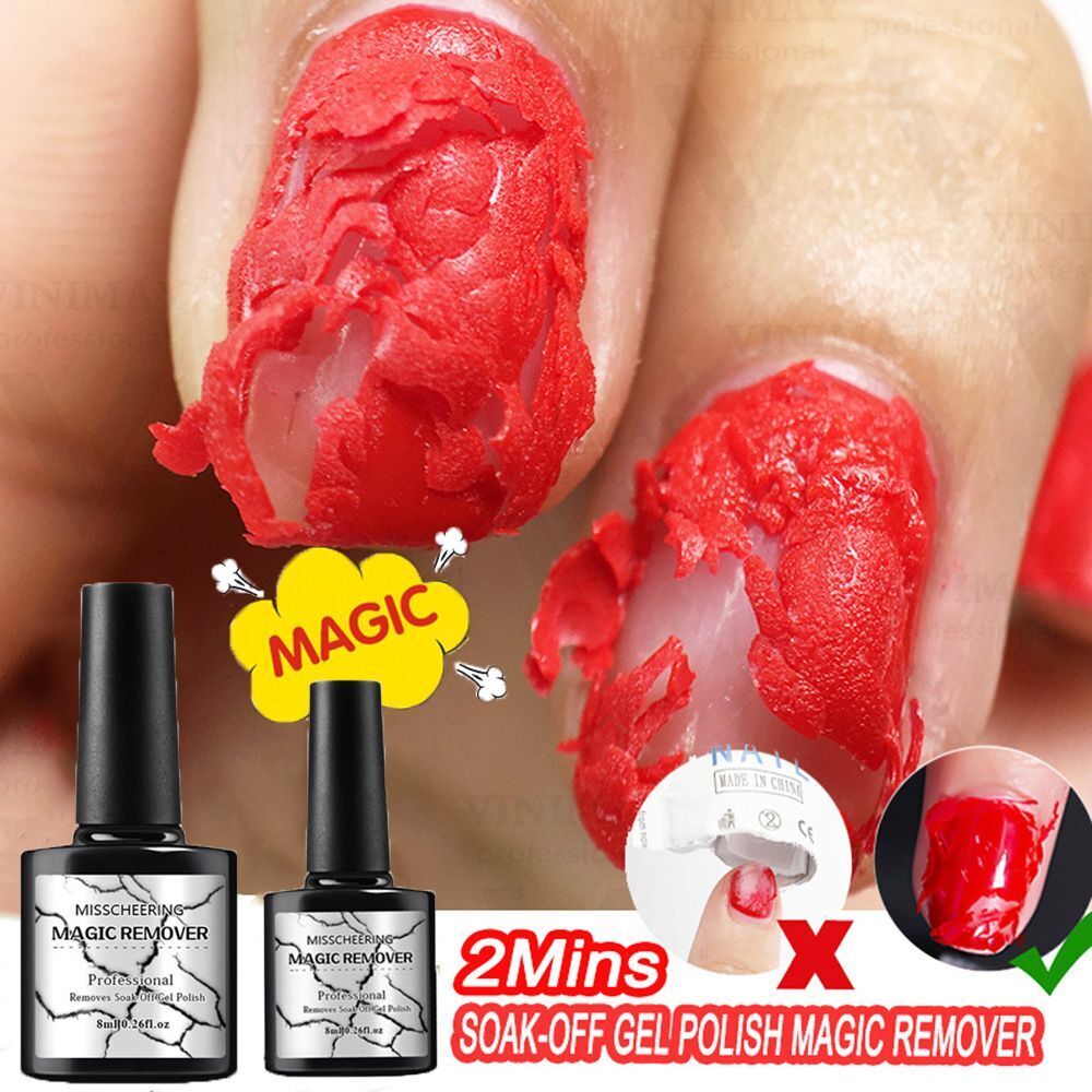 Art Soak off  No Harm Acrylic UV Gel Burst Nail Gel Magic Remover Nail Polish