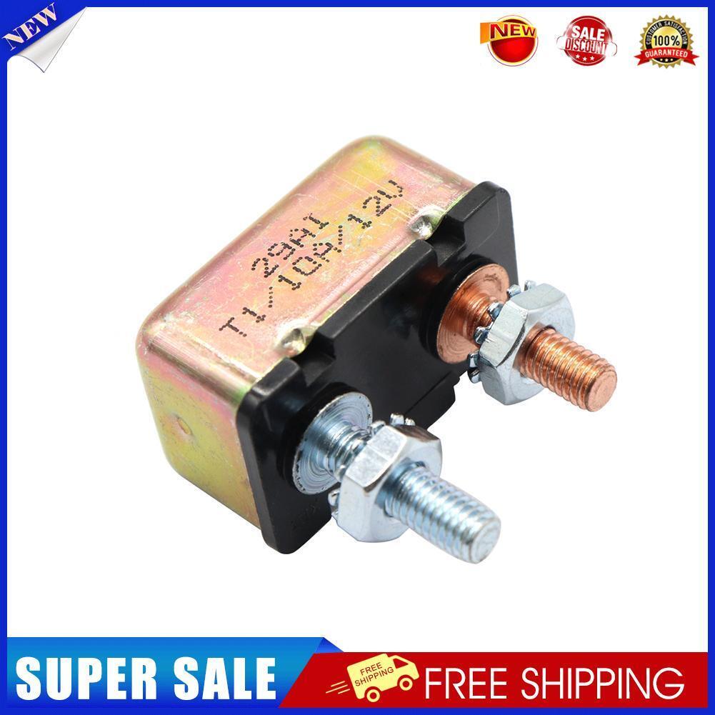 10 AMP 12V/24V Circuit Breaker with Cover Auto Reset Dual Battery 10A Fuse