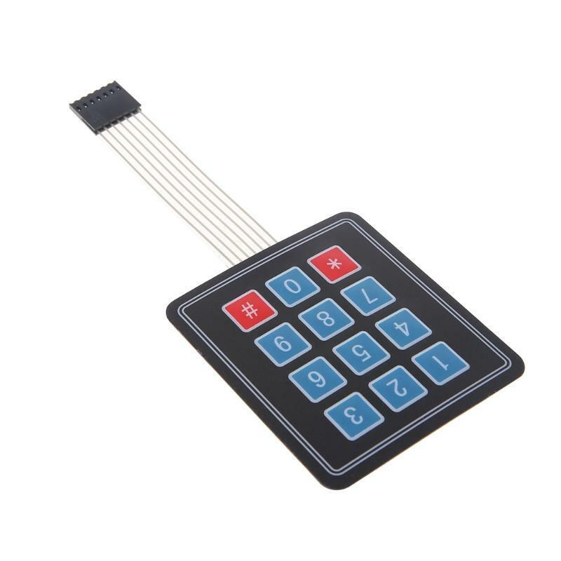 Matrix Array 12 Key Membrane Switch Keypad Keyboard For AVR 4 x 3