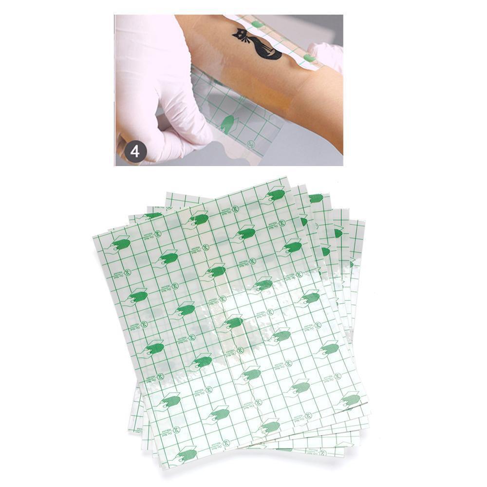 5Pcs Thin Tattoo Protective Films Dressing Tape Bandage for Second Skin Film