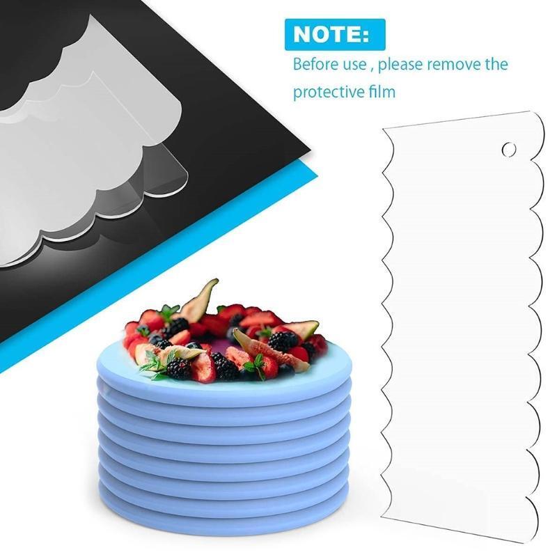 Large Cake Smoother Cake Edge Smoother Tools for Different Shapes of Cake Edges