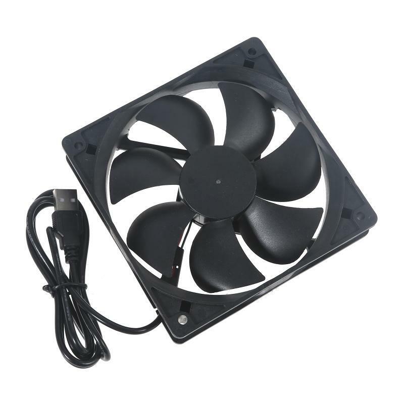 PC CPU Cooling Fan DC 5V USB Power 12cm Cooling Fans for Graphics Card Router PC