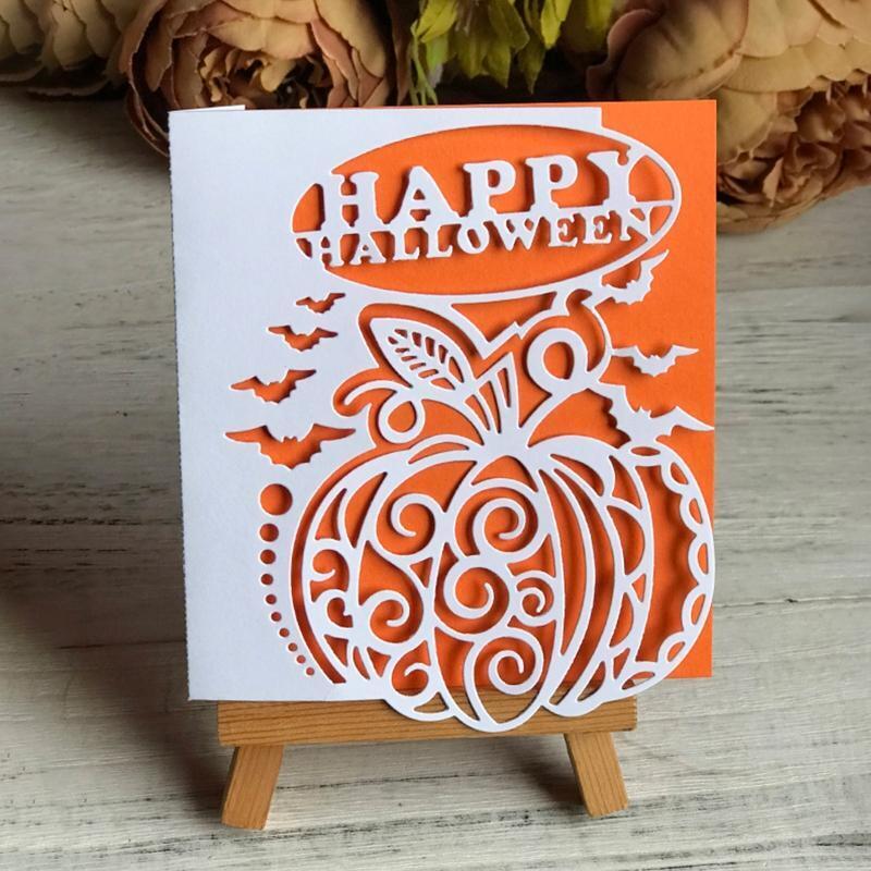 Halloween Letters Pumpkin Cutting Dies Photo Album Decoration Accessories DIY