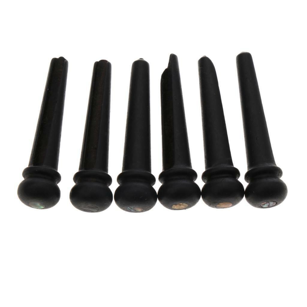 6pcs Bridge  String Pegs for Acoustic Guitar Replacement