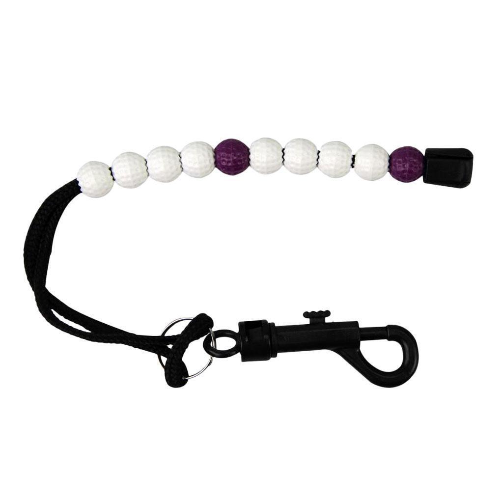 2 Count Golf Stroke Bead Score Counter Counting Tool Bracelet Golf Accessory