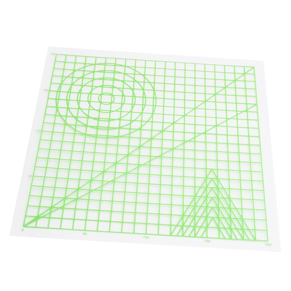 Silicone Doodle Mat Basic Geometric Template Pad for Kids