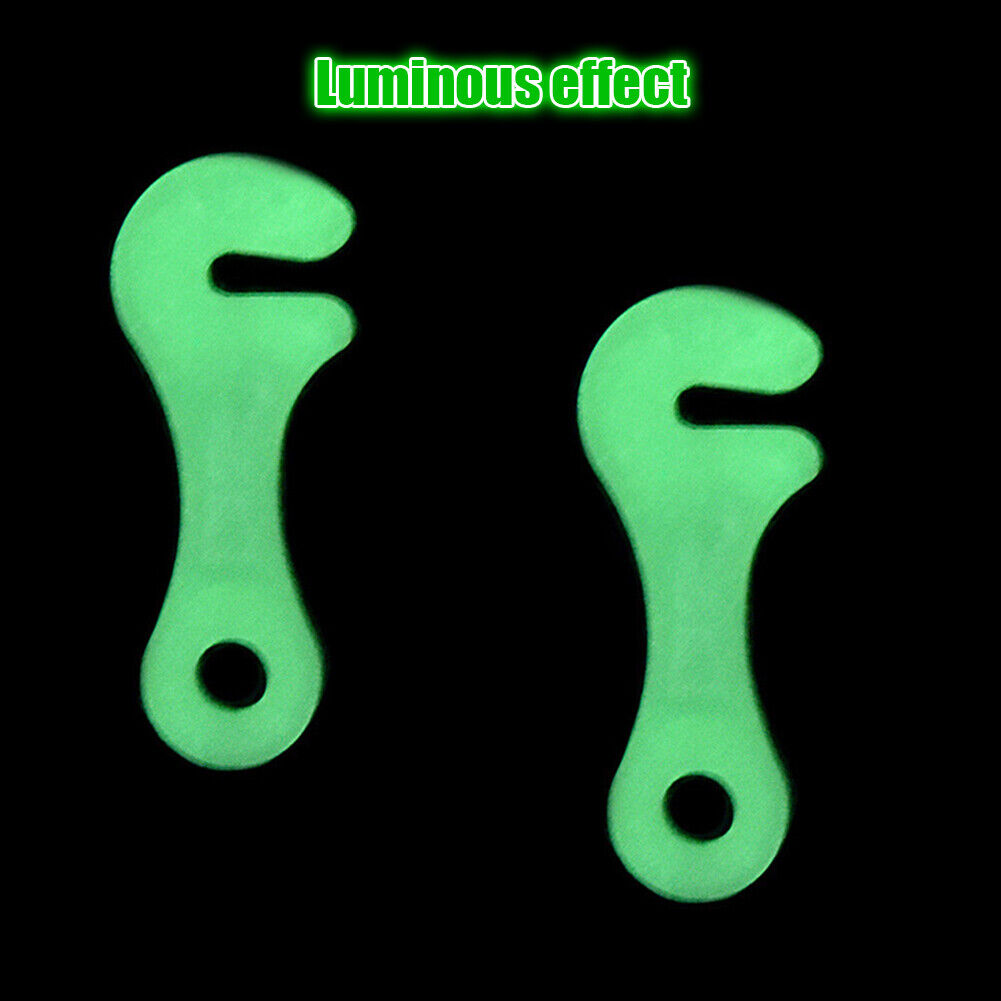 10pcs Luminous Tent Windproof Cord Rope Fixing Buckles Canopy Cord Buckle