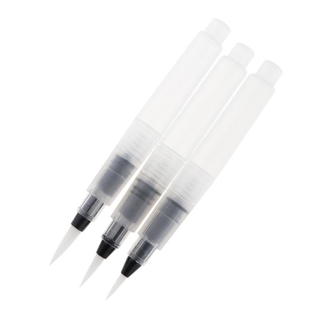 3x Refillable  Ink   Painting Watercolor Drawing Marker Pen