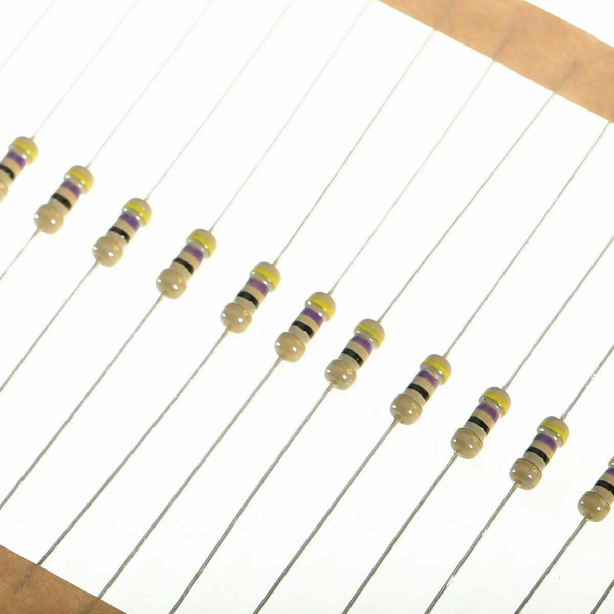 600pcs 30 Values 1/4Watt Carbon Film Resistor Assortment Kit 5% Precision 10-1M