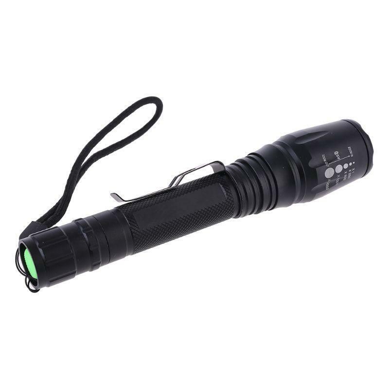 10000 Lumens 5 Modes XML T6 LED 18650 Powerful Torch Police Flashlight Lamp