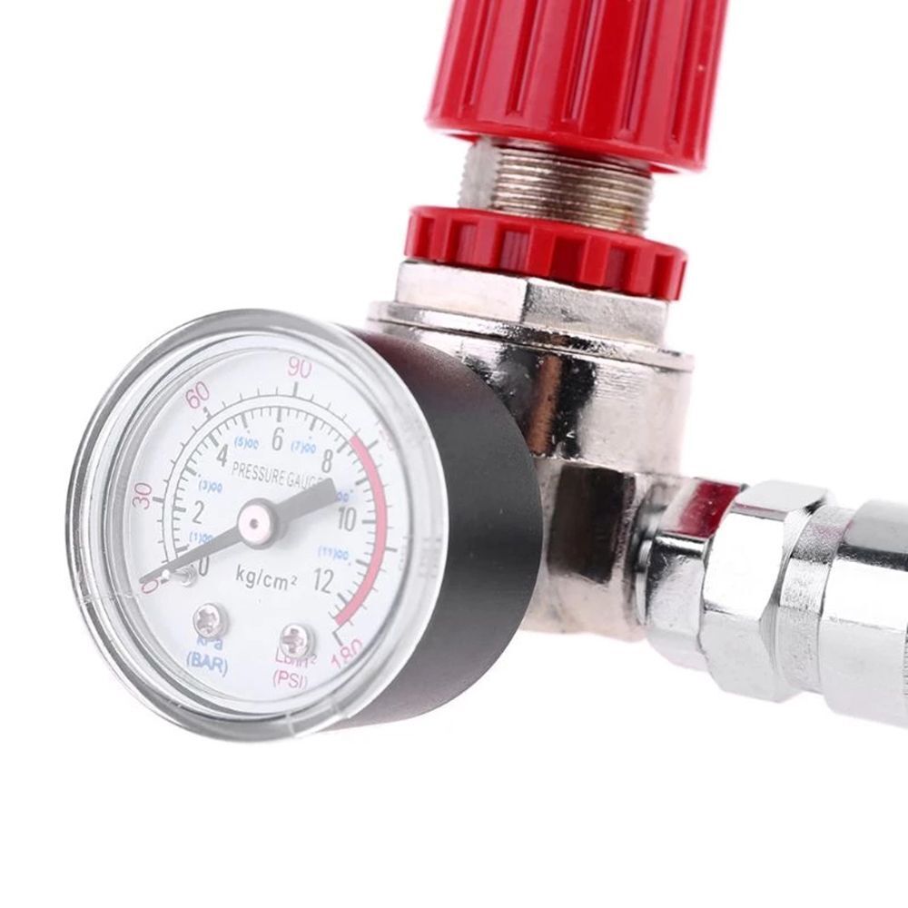 Processor Valve Gauge Pressure Regulator Switch Control Male/Female Connector