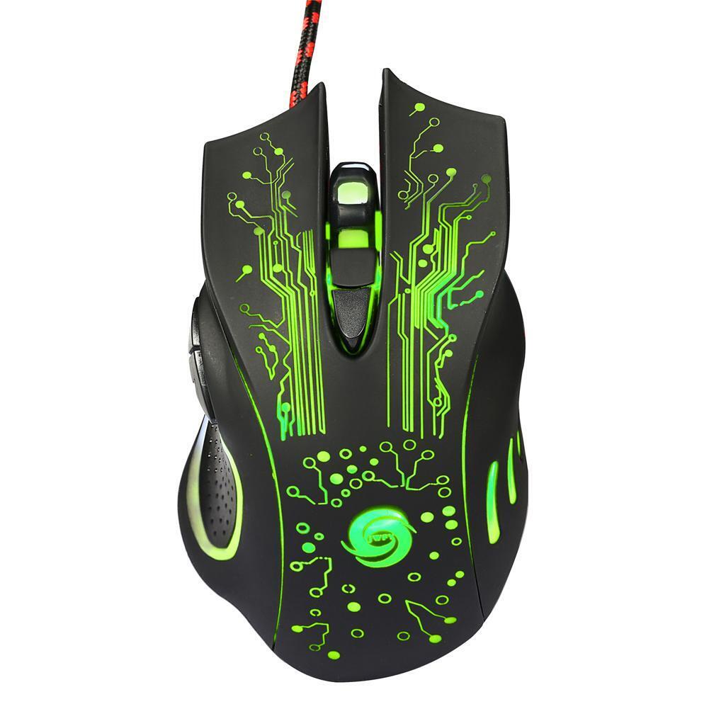 3200DPI LED Optical 6D USB Wired Gaming Game Mouse Pro Gamer Mice For PC