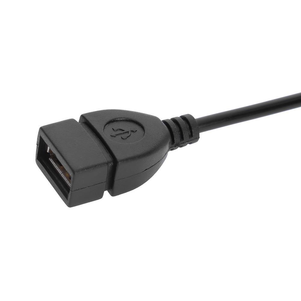 3.5mm Male to USB 2.0 Female Car AUX Stereo Audio Adapter Cable