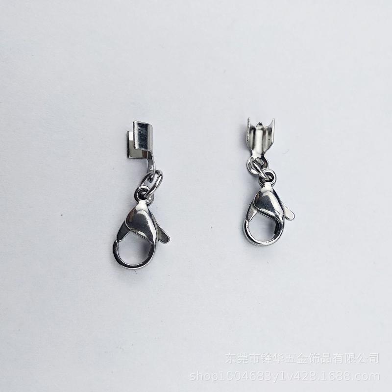 10 Pcs Jewelry Making Lobster Claw Clasp With Crimp End Tips DIY Necklace Kit