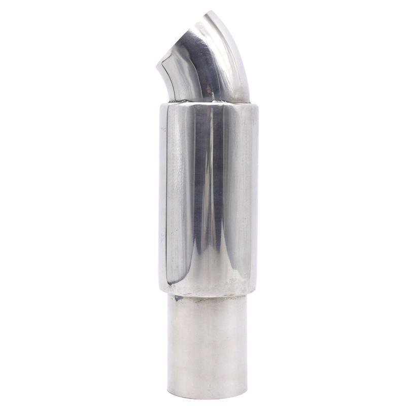 Car Exhaust Pipe Tip Rear Tail Muffler Stainless Chrome Universal Accessories