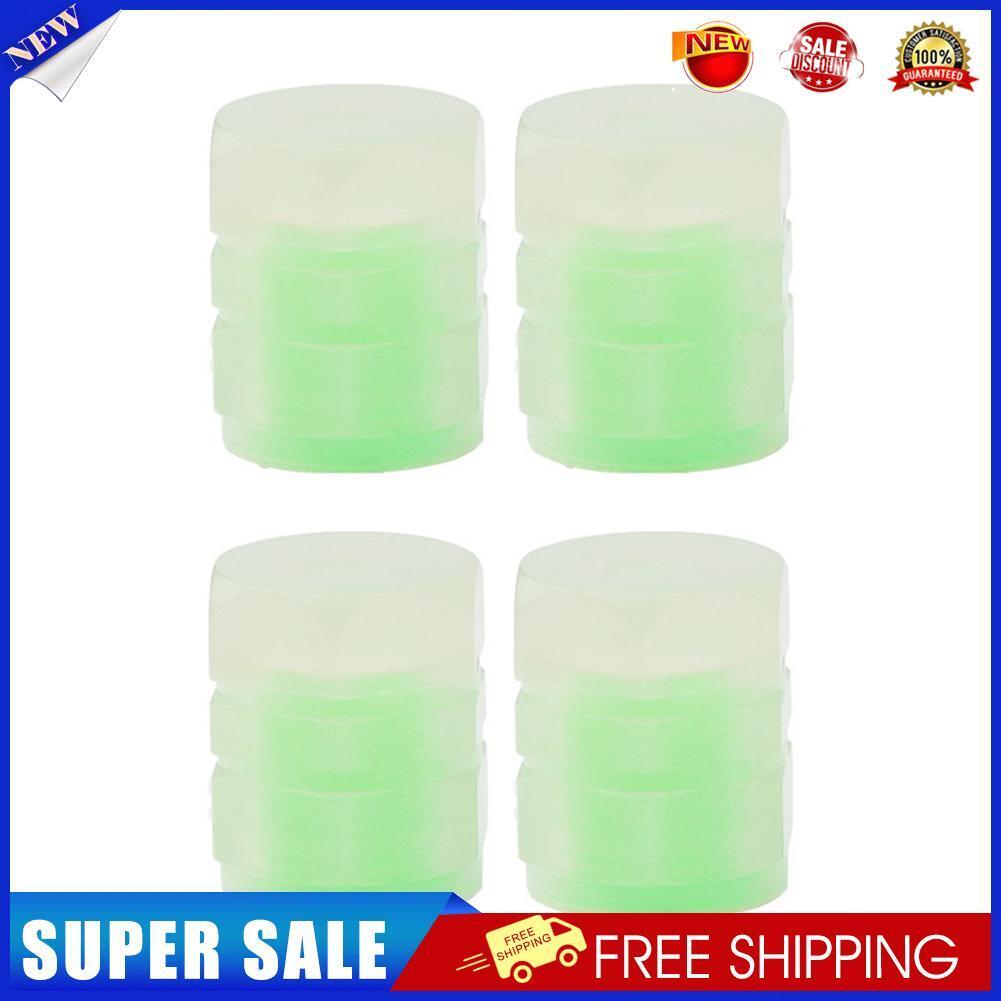 Luminous Stem Cover Tire Valves Caps Universal Valves Nozzles 8pcs