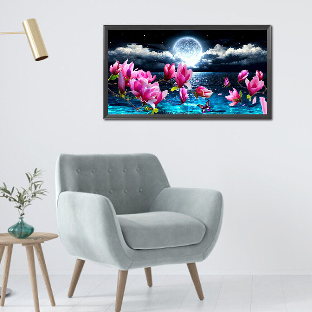 5D Diamond Painting Magnolia Picture Full Drill Art Home Wall Decor (A4158)