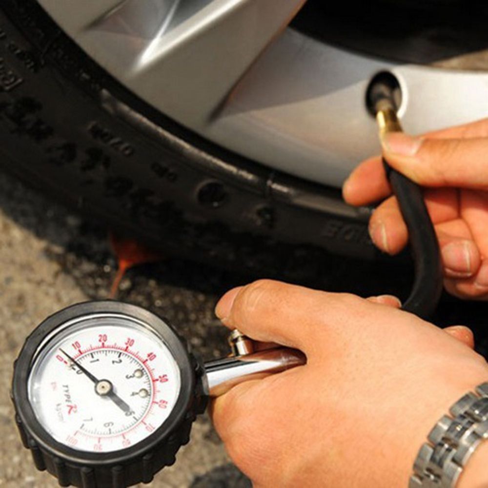 Tyre Long Tube Accuracy Pressure Gauge Air Measurement Tyre Pressure Gauge