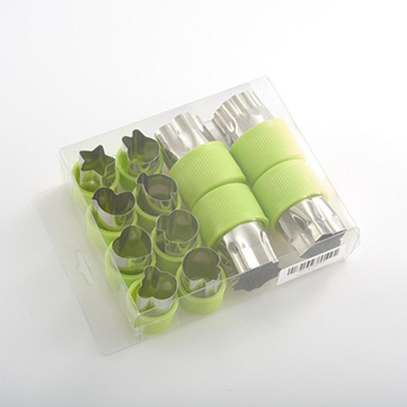 Vegetable Fruit Cutters Shapes Set of 16 Various Cute Shapes Easy to Use Clean