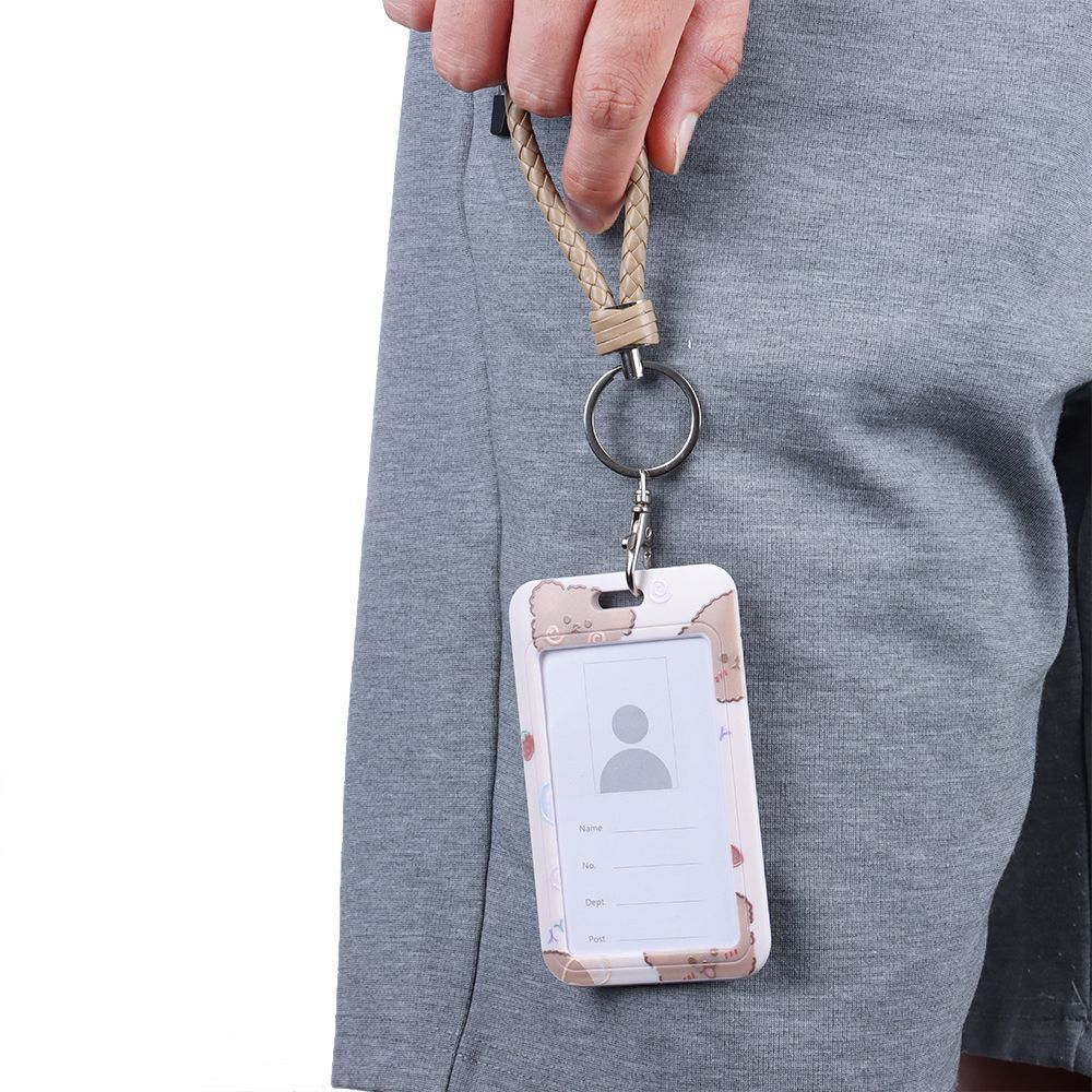 Cute Bus Card Case Bank Card Holder Identity Badge Cover ID Credit Holder