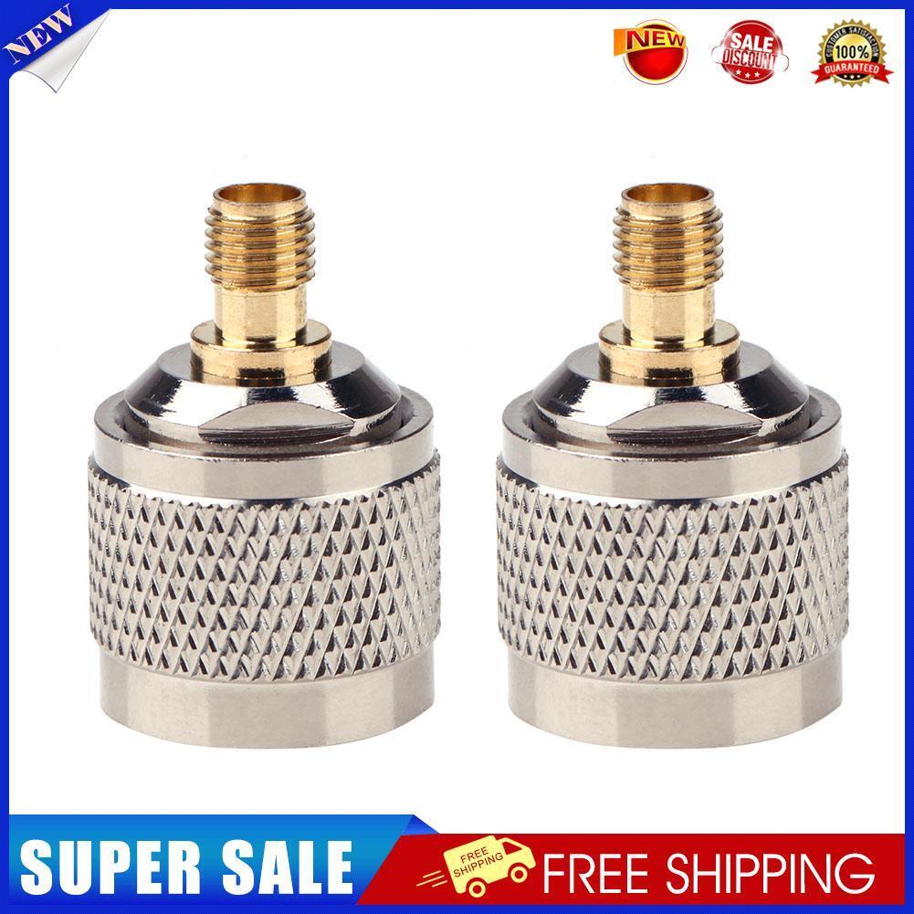 2pcs N Male to SMA Female Connector RF Coax Coaxial Adapter