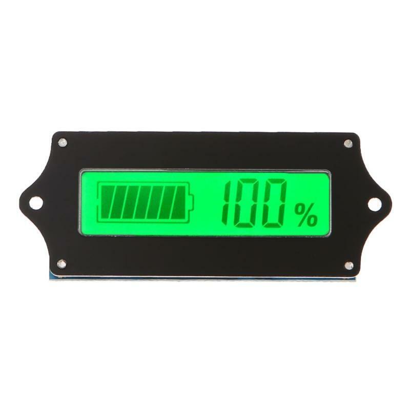 12/24/36/48/60/72V LED Lead Acid Storage Battery Indicator Tester Gauge Monitor