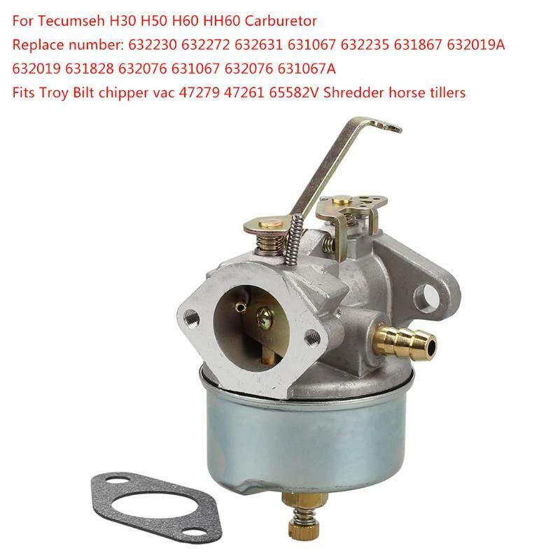 632272 Carburetor with Gasket for Tecumseh Carb H30-HH60 632230 Tiller Engin