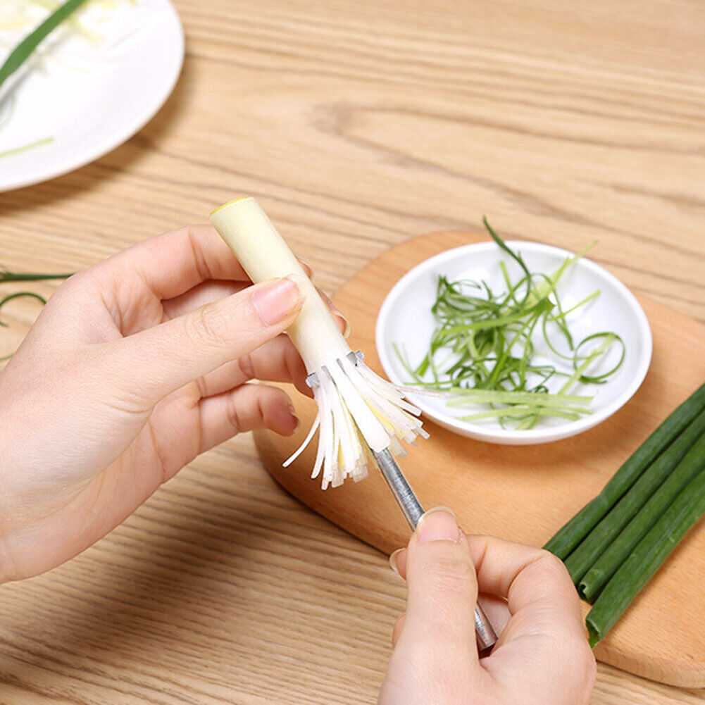 Plum Blossom Shaped Spring Onion Shredder Water Spinach Separator Slicer