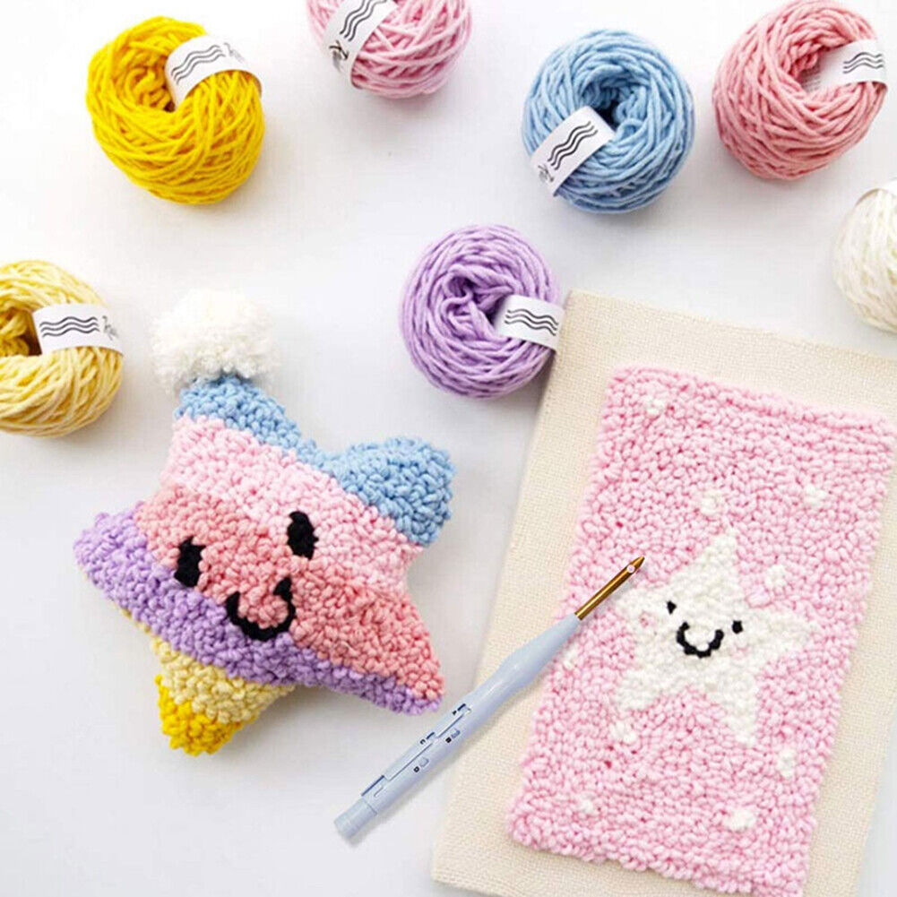 67x50cm Cotton Monks Cloth Punch Needle Needlework DIY Embroidery Fabric