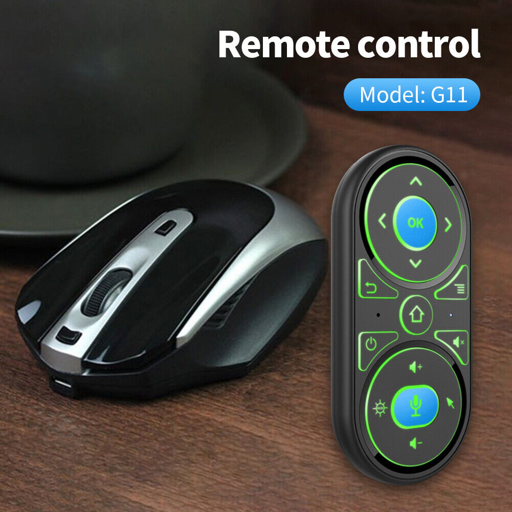 G11 Air Mouse Voice Remote Control 2.4G Wireless Gyro IR Learning for PC