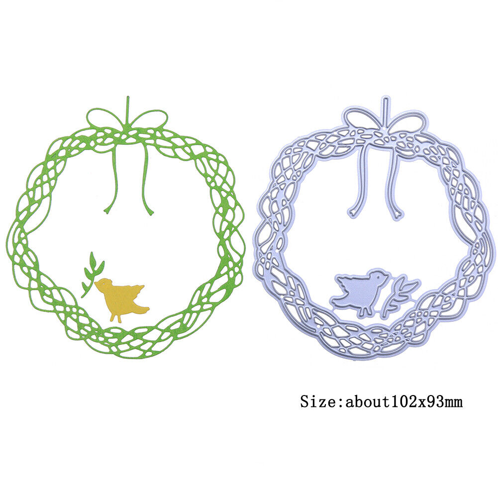 Metal Bird Frame Cutting Dies Stencils for DIY Scrapbook Embossing Template