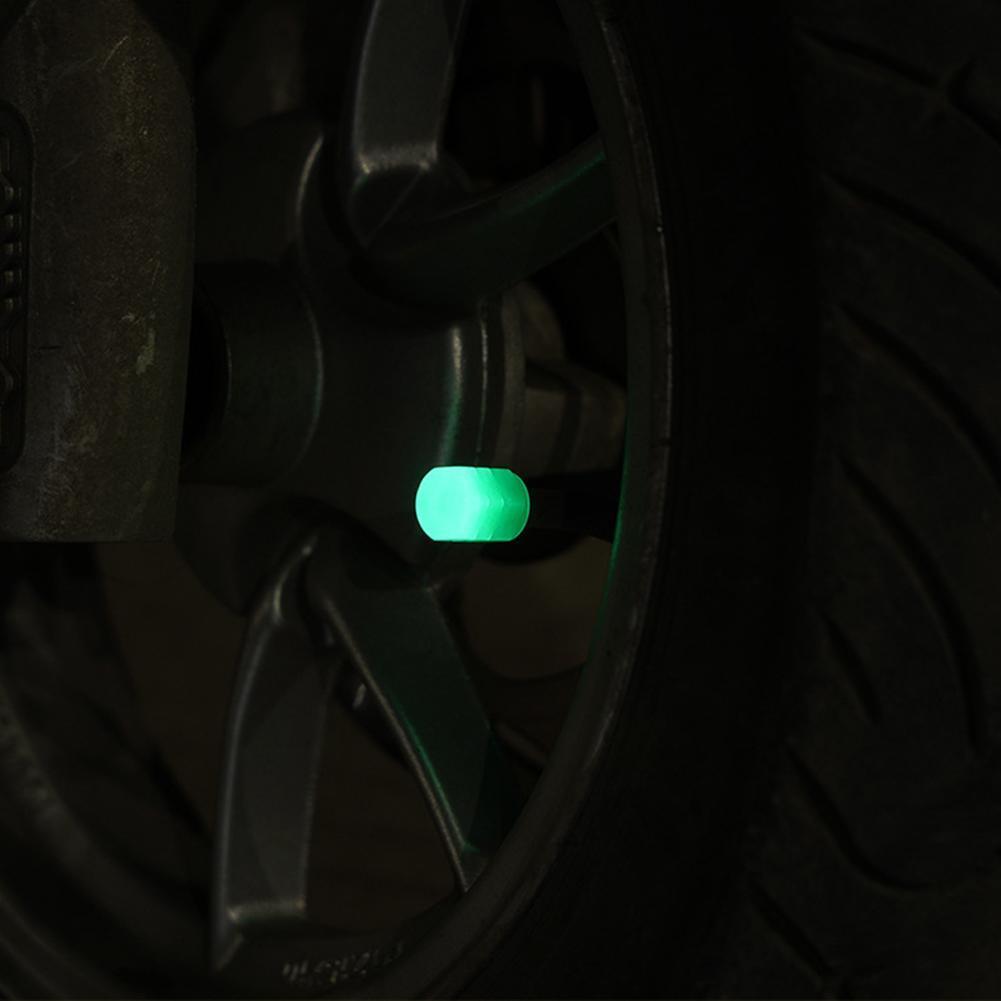 Luminous Stem Cover Tire Valves Caps Universal Valves Nozzles 8pcs