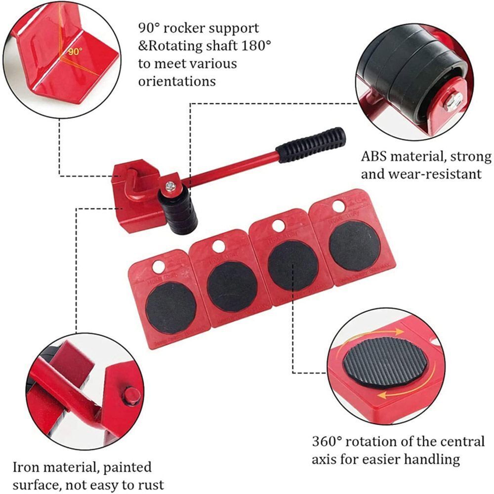 Moving  Stuffs Furniture Lifter Roller Furniture Mover Set Moving Appliance