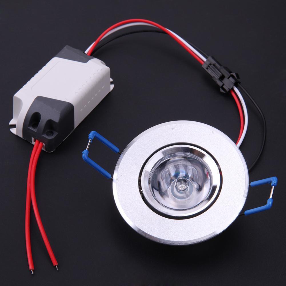 3W RGB Downlight AC85-265V Ceiling Light Lamp Spot Light w/ Remote Control