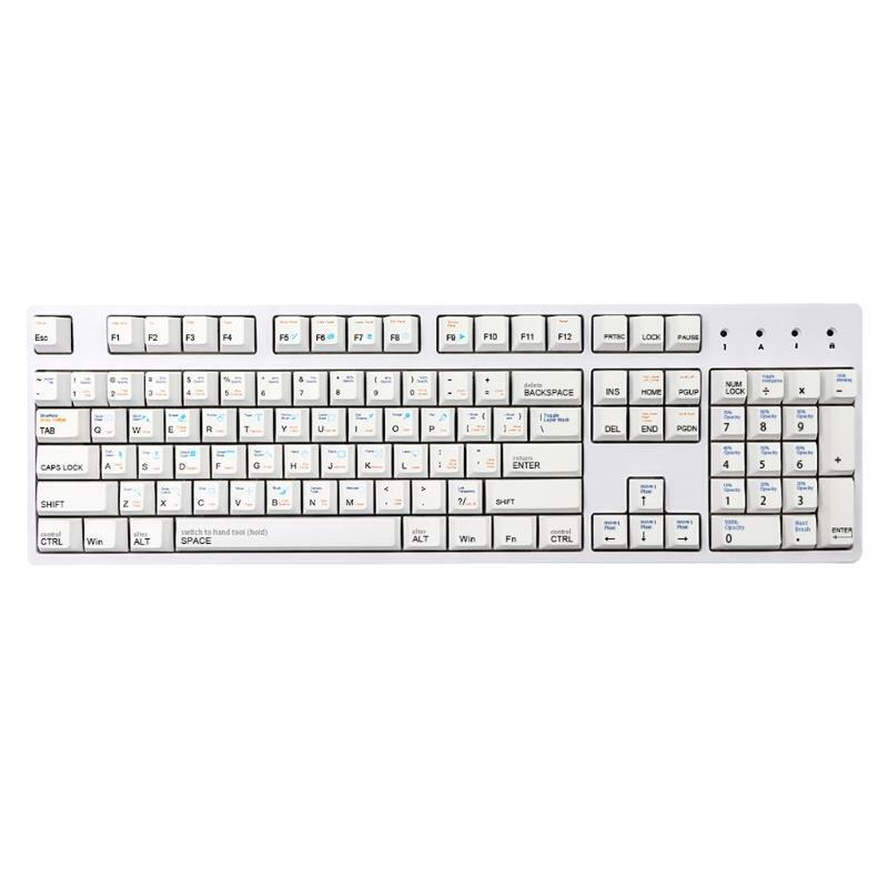 136Keys Cherry Profile Custom Keycap PBT Dye Sublimation for Mechanical Keyboard