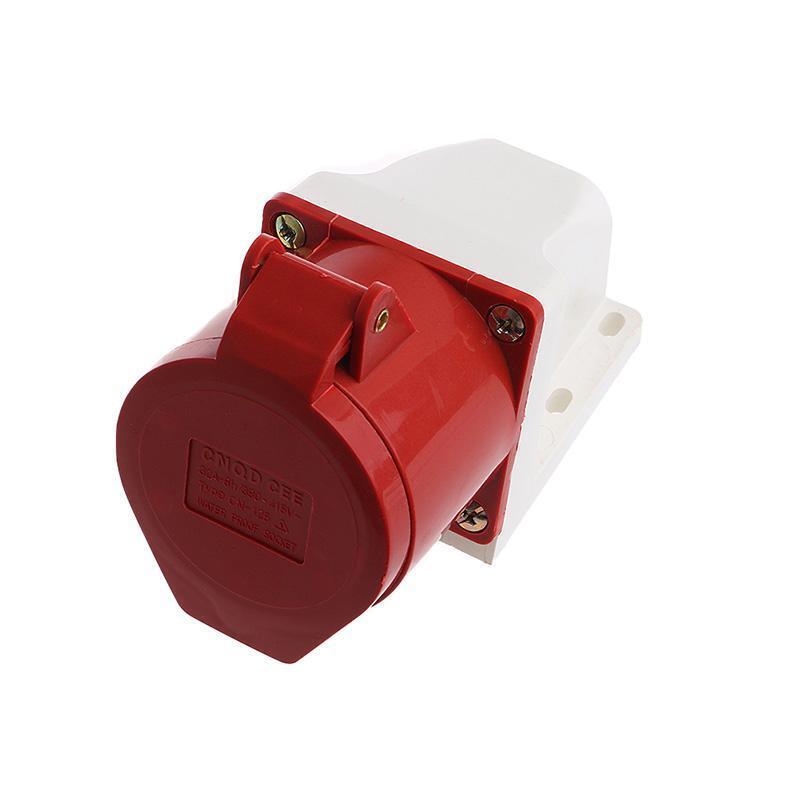 32 Amp 5pin Industrial Plug 240-415V Weatherproof IP44 3P+N+E 32A
