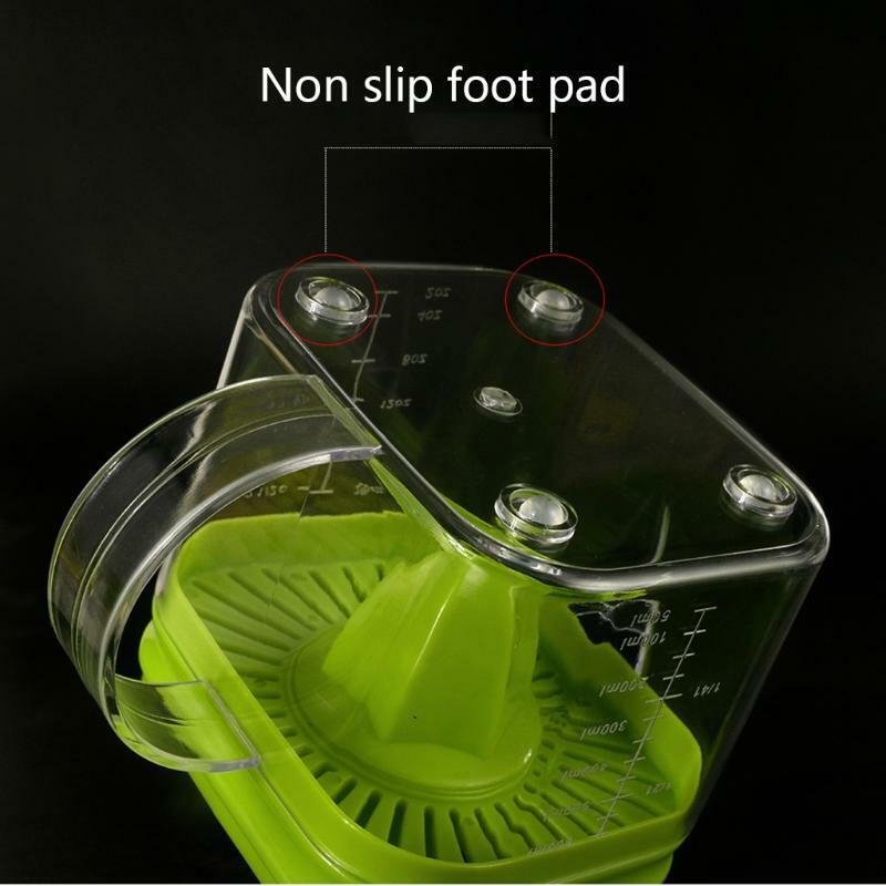 Orange Juicer Lemon Manual Hand Squeezer with Built-in Measuring Cup Grate Gift