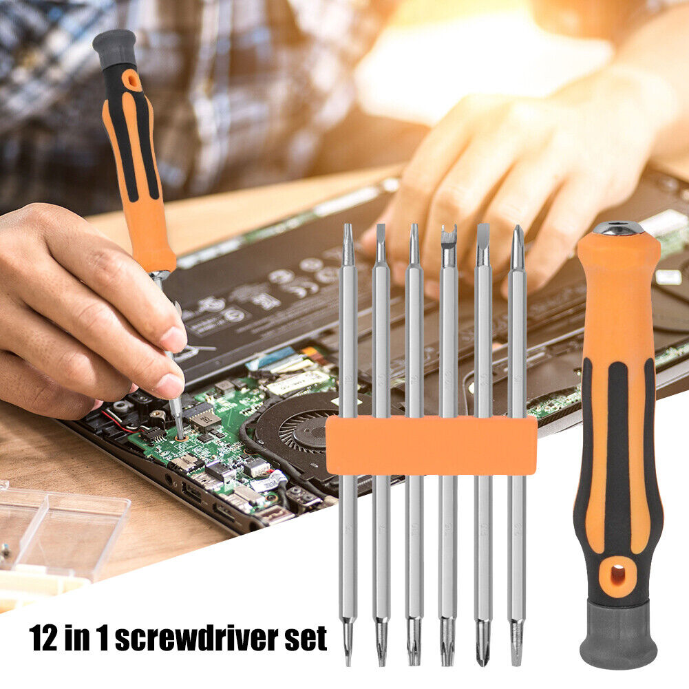 12 in 1 Magnetic Screwdriver Bits Set Repairing Multipurpose Hand Tools