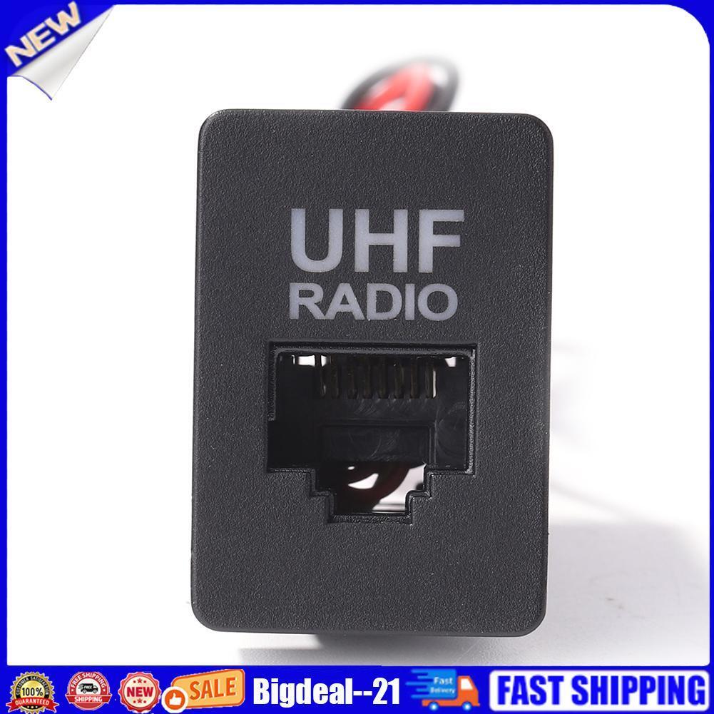 Dash Switch Panel RJ45 Microphone Socket UHF Radio Pass Through Connector