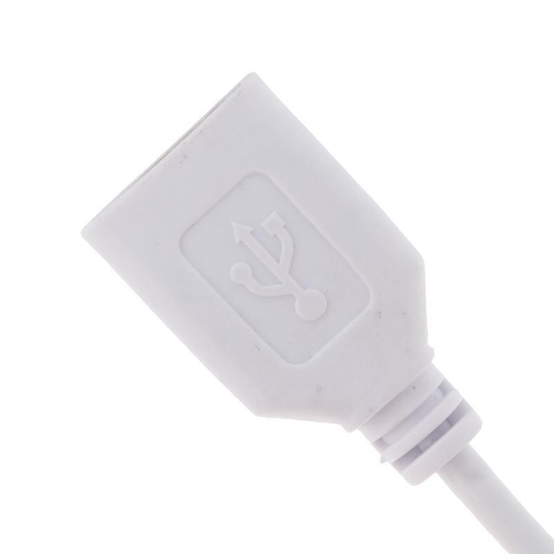 USB Splitter Cable Male to Female USB Cable with On/Off Switch Power Supply Cord