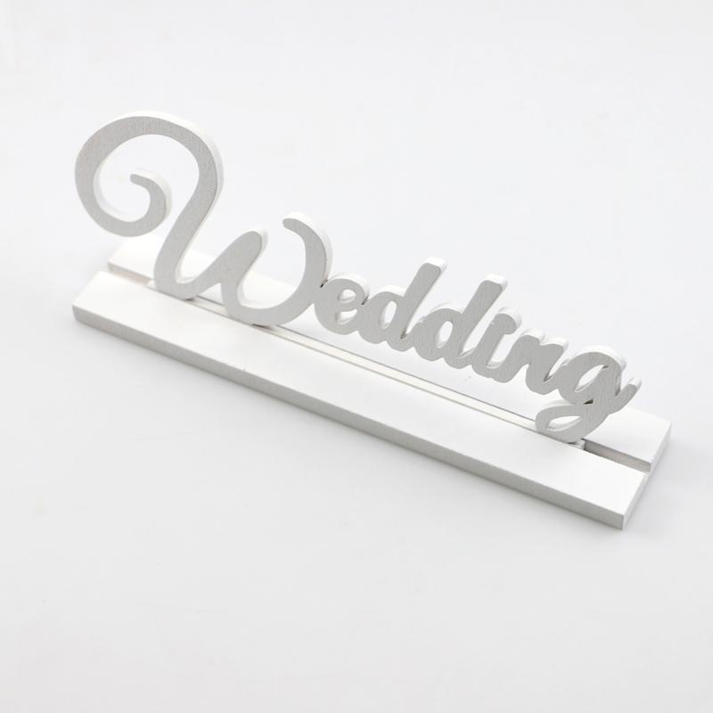 3Pcs/set DIY Crafts Wedding Decorations Christmas Ornaments Rustic Wedding Signs
