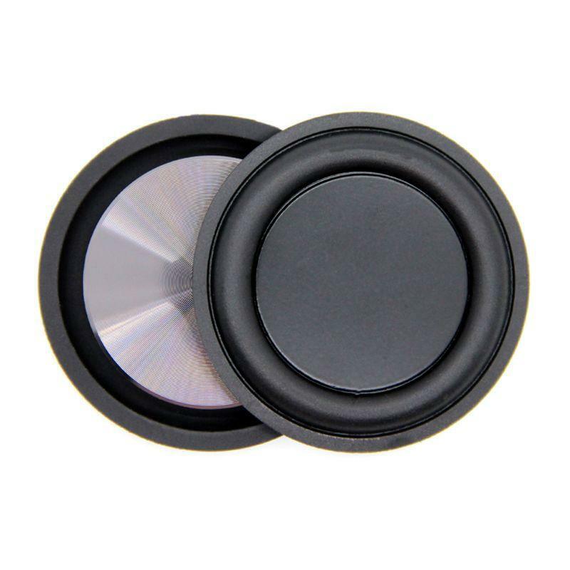 2PCS Rubber Metal Low Frequency Passive Bass Radiator Speaker Diaphragm Woofer