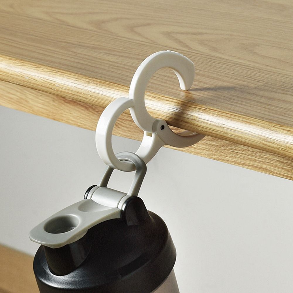 Buckle Rail Crossbar Clips Desk Hook S shape Hooks Hanging Coat Hanger