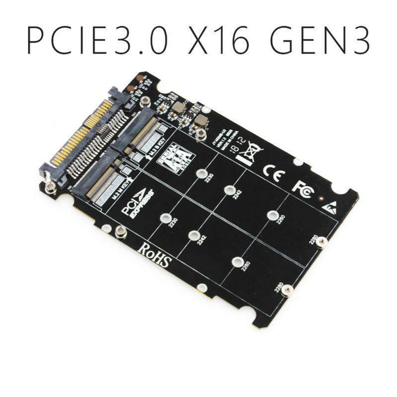 U2BOX U2 Box M.2 TO U.2 SFF-8639 Adapter PCIe 2.5' U.2 SSD PCI-E X4 X16 intel