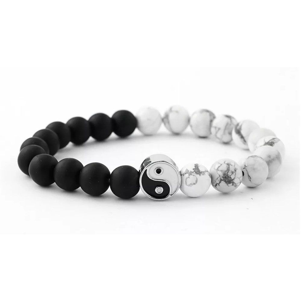 Gift Accessories Wristband Yin Yang Charm Pendant Braided Hand Rope Bracelet