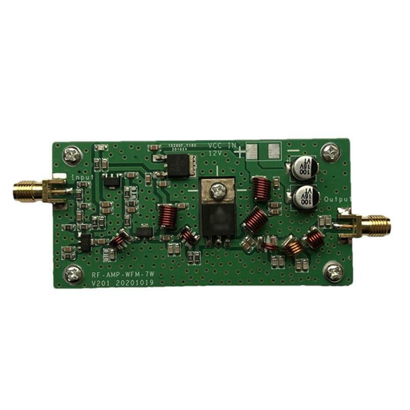 7W 65mhz-110MHz FM Radio Transmitter RF Power Amplifier Frequency 1mW DC 12V